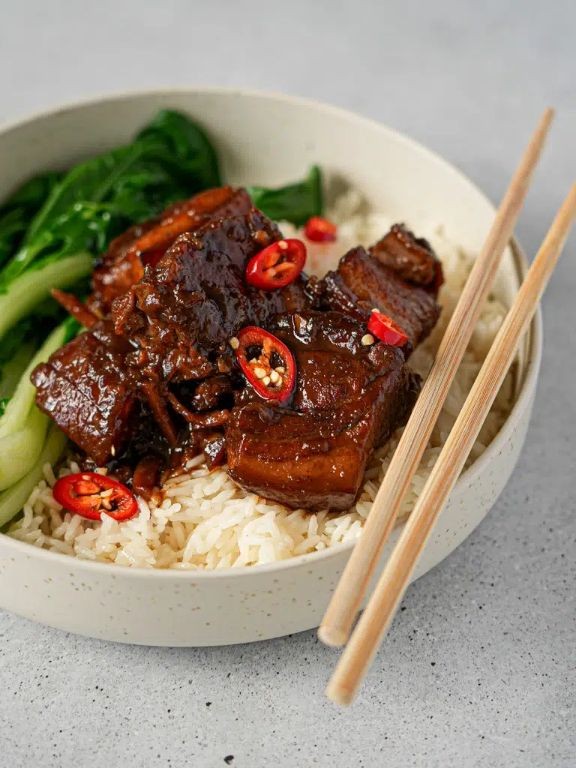 Asian-Inspired Pork Stew with Soy and Ginger