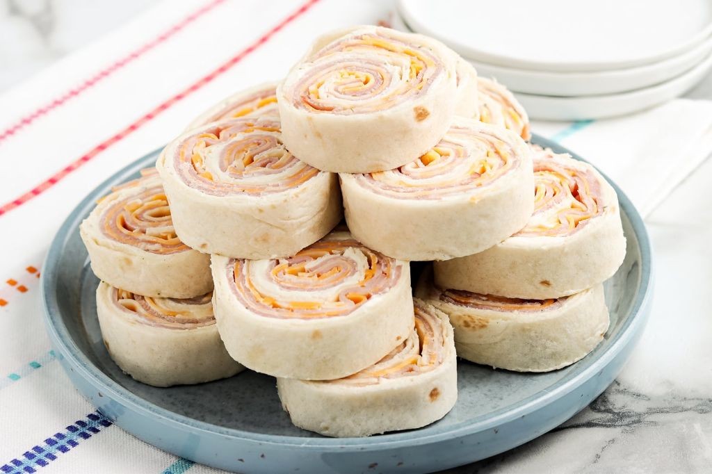 Babybel Cheese and Ham Roll-Ups