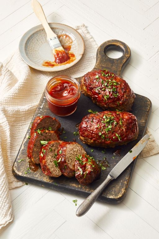 Balsamic Glazed Mini Meatloaf