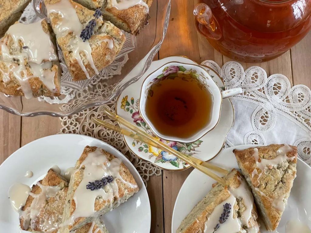 Black Tea and Lavender Scones