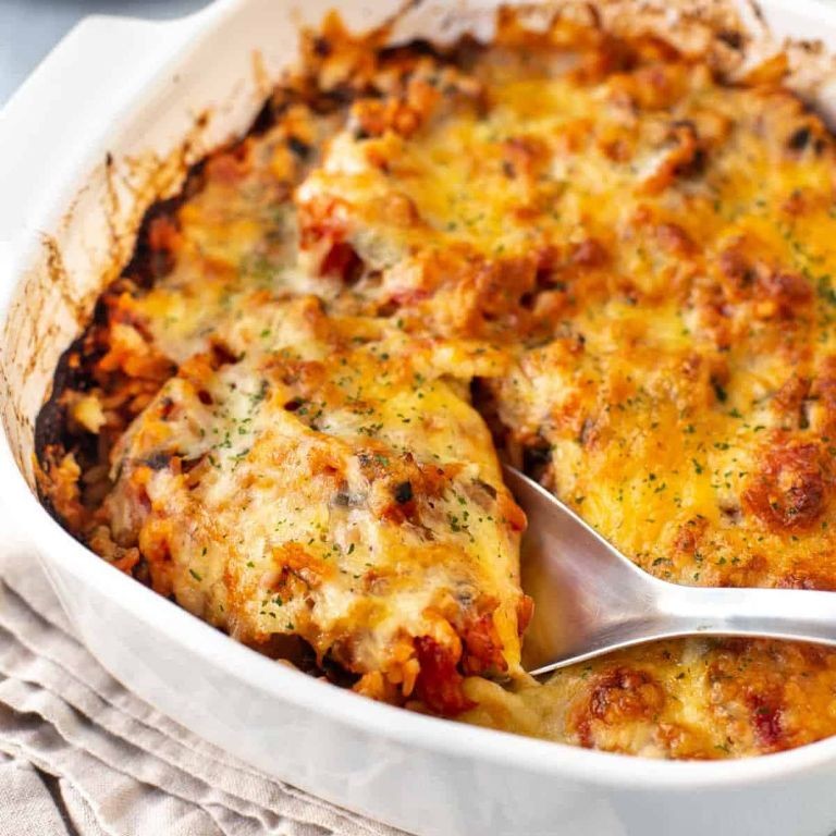 Cheesy Baked Rice Casserole