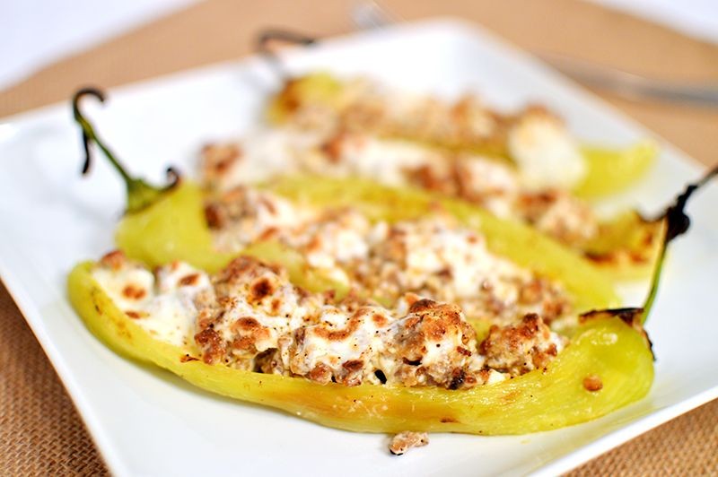 Cheesy Hanky Panky Stuffed Peppers