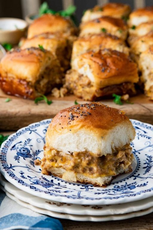 Classic Hanky Panky Sliders with Spicy Mustard