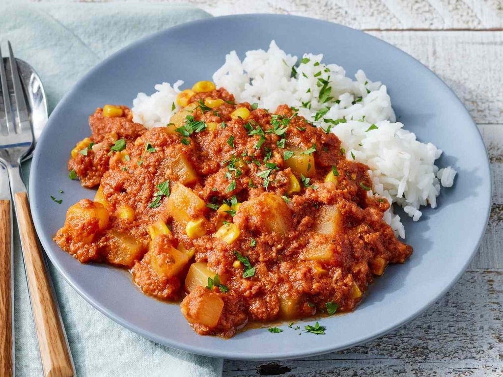 Corned Beef and Red Pepper Stew