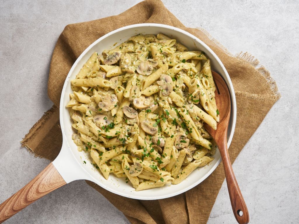 Creamy Mushroom Pesto Sauce