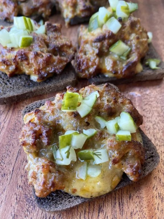 Garlic Parmesan Hanky Panky Toast