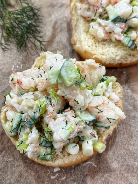 Greek-Style Seafood Salad with Tzatziki
