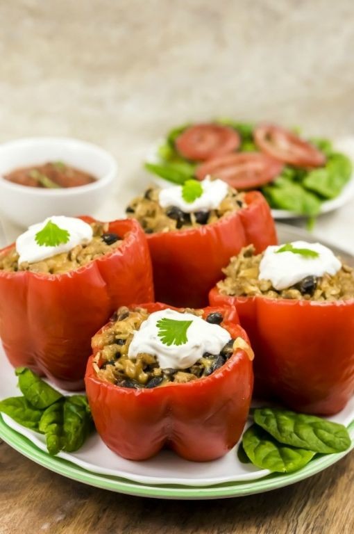 Healthy Slow Cooker WW Mexican Stuffed Peppers