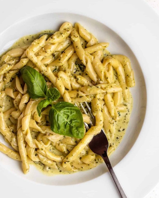 Lemon Basil Pesto Cream Sauce
