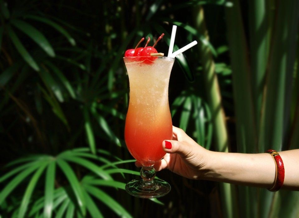 Lychee and Lime Singapore Sling