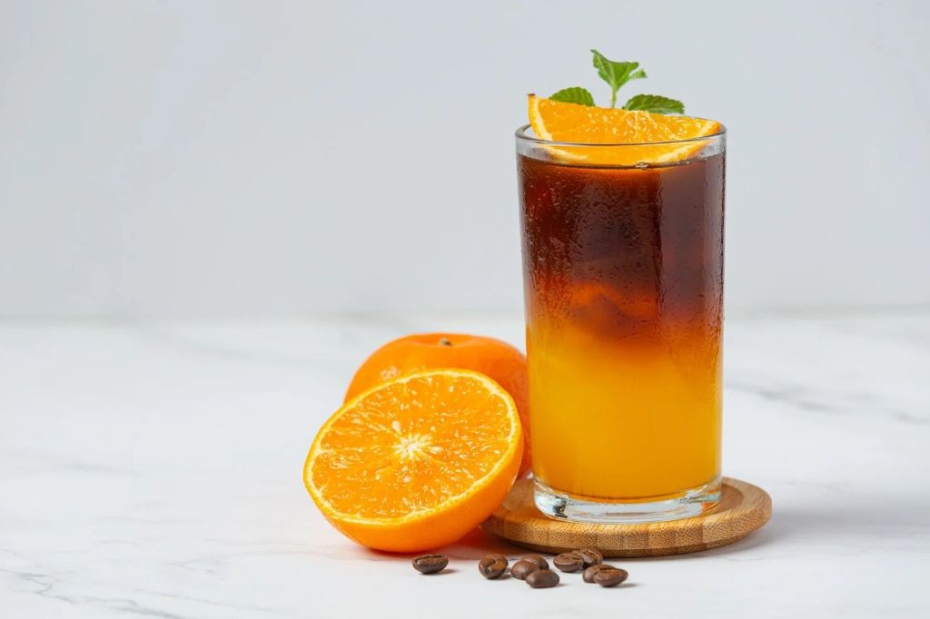 Orange Zest Infused Caffè Americano