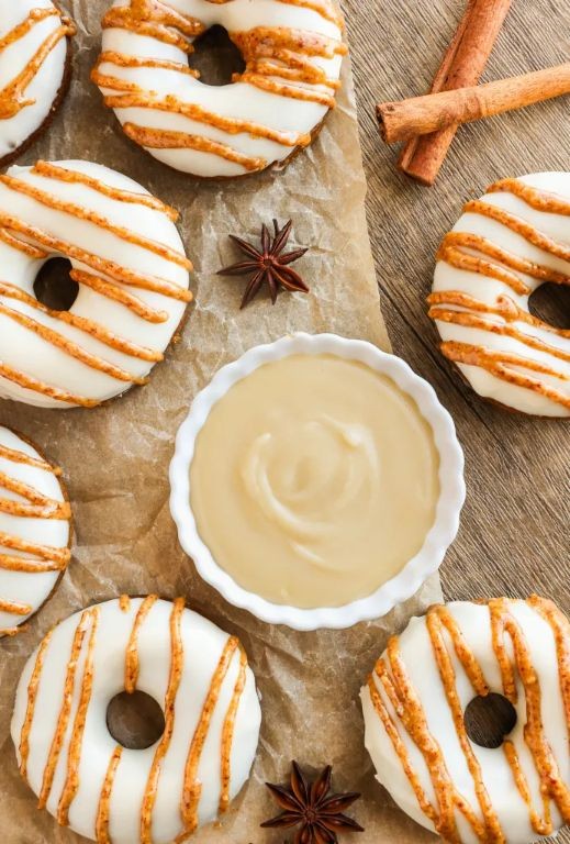 Pumpkin Spice Bunuelos with Maple Glaze
