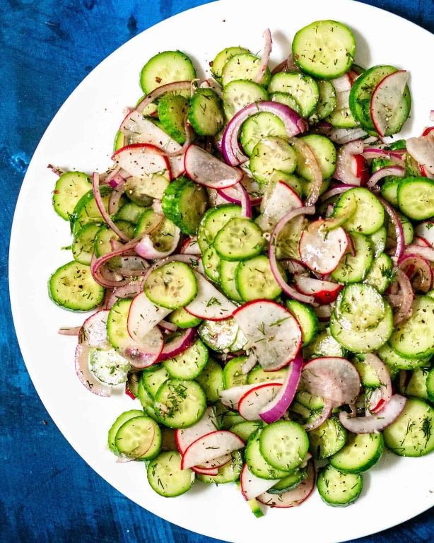 Radish and Cucumber Detox Salad