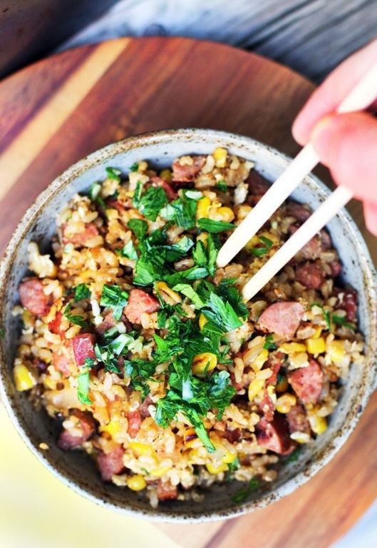 Ring Bologna Fried Rice