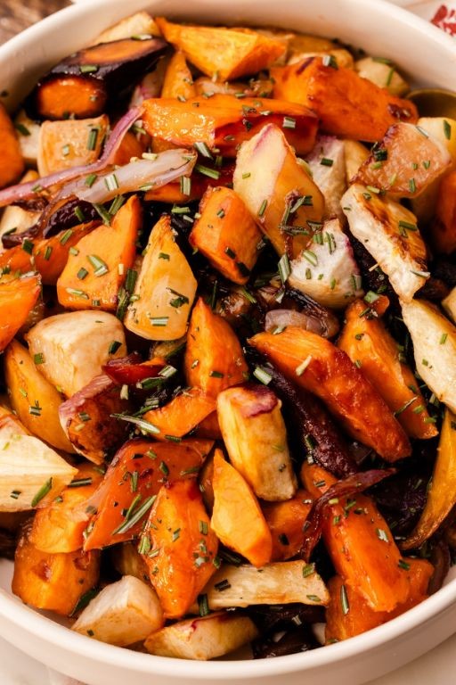 Roasted Root Vegetables with Rosemary