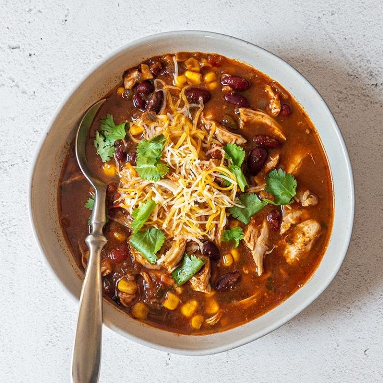 Slow Cooker WW Chicken Tortilla Soup