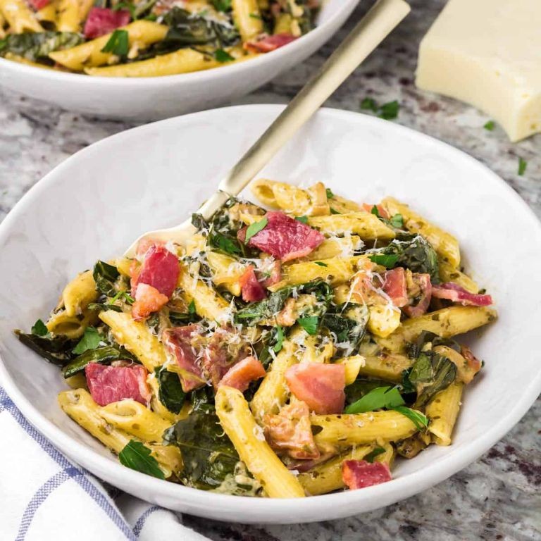 Smoky Bacon Pesto Cream Sauce