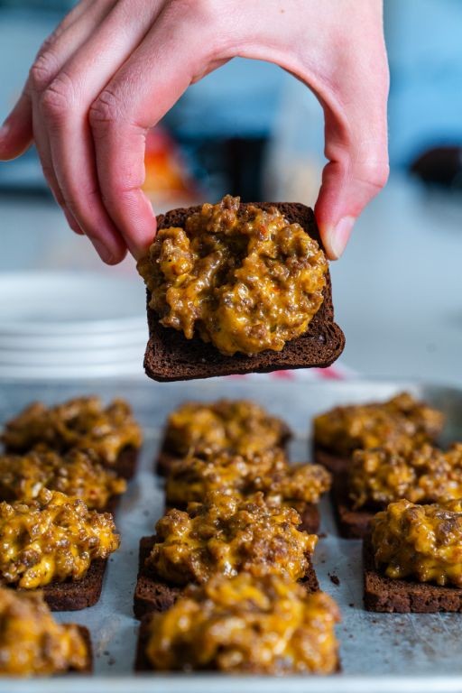 Spicy Sausage Hanky Panky Bites