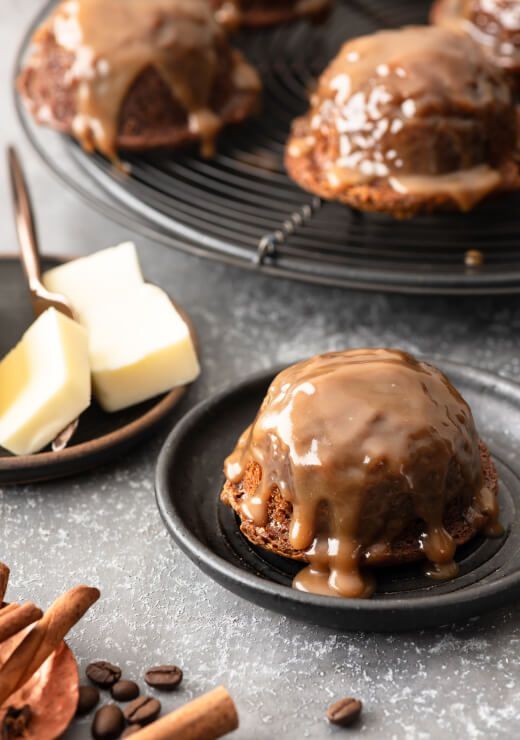 Sticky Toffee Pudding with Espresso Glaze