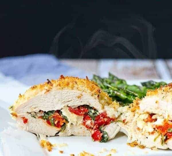 Sun-Dried Tomato and Feta Stuffed Chicken