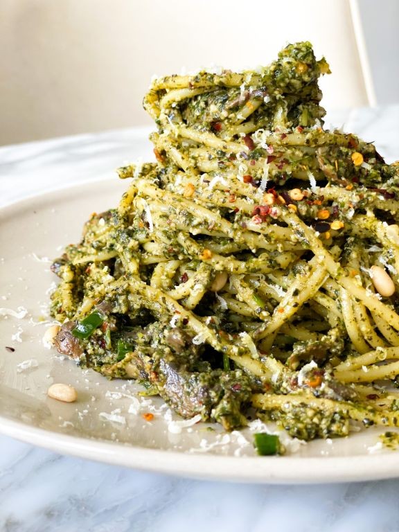 Truffle Oil Pesto Cream Sauce
