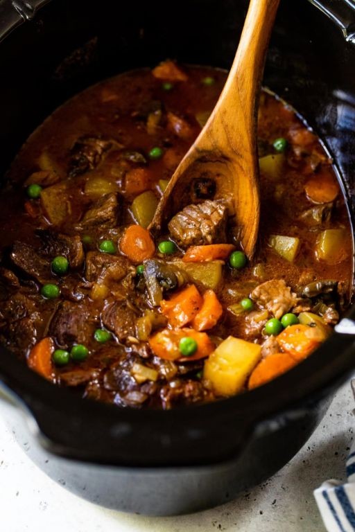 WW Crock Pot Beef Stew with Vegetables