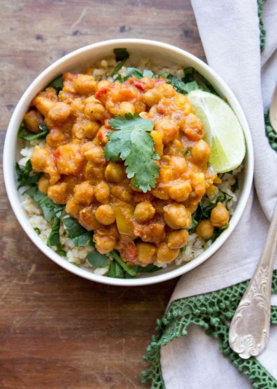 WW Crock Pot Sweet Potato and Chickpea Curry