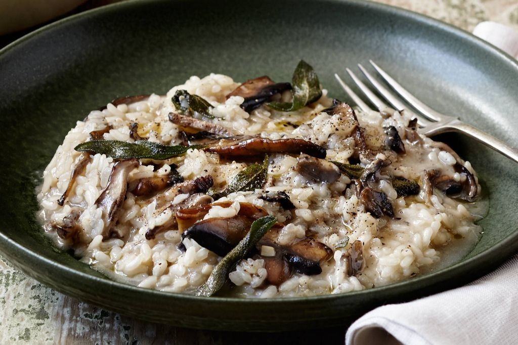 Wild Mushroom and Sage Risotto