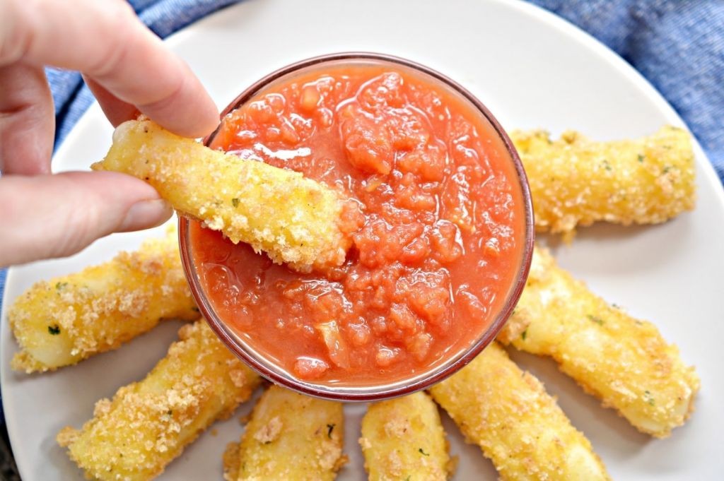 Air Fryer Keto Mozzarella Sticks