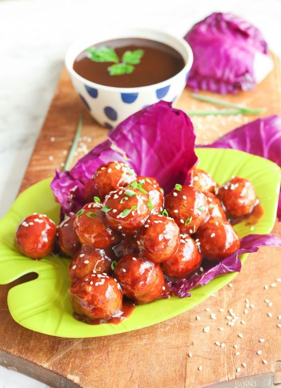 Asian Zing Aidells Chicken Meatballs