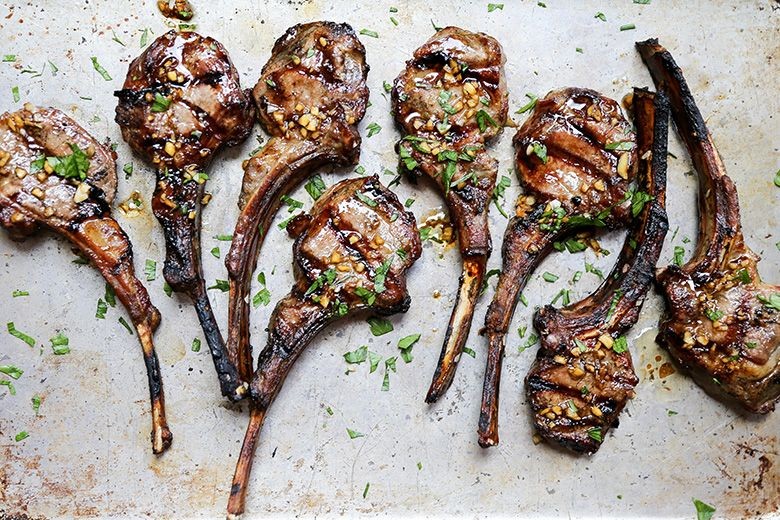 Asian-Style Soy Ginger Lamb Loin Chops