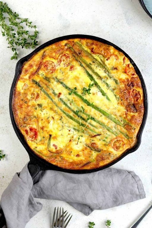 Asparagus and Feta Frittata