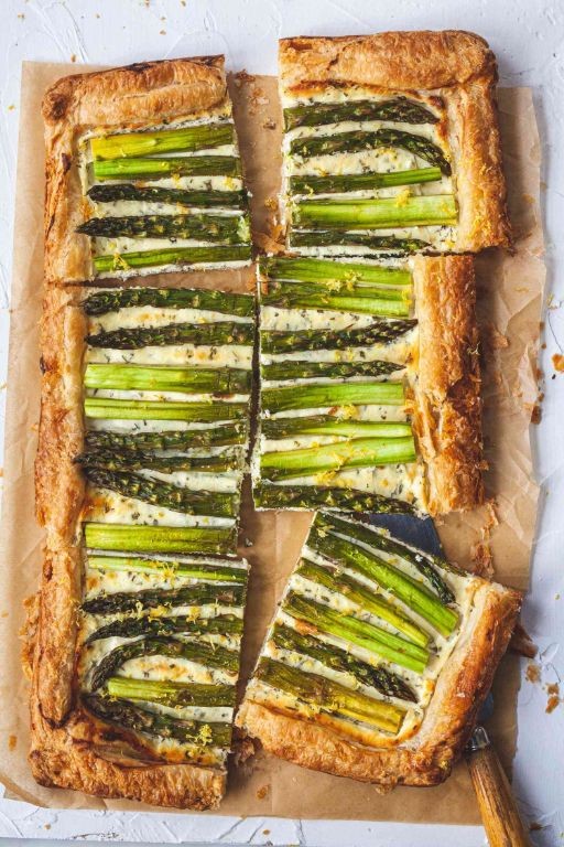 Asparagus and Goat Cheese Tart