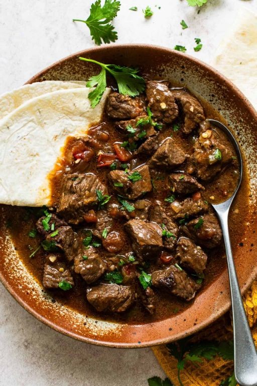 Authentic Mexican Carne Guisada Stew