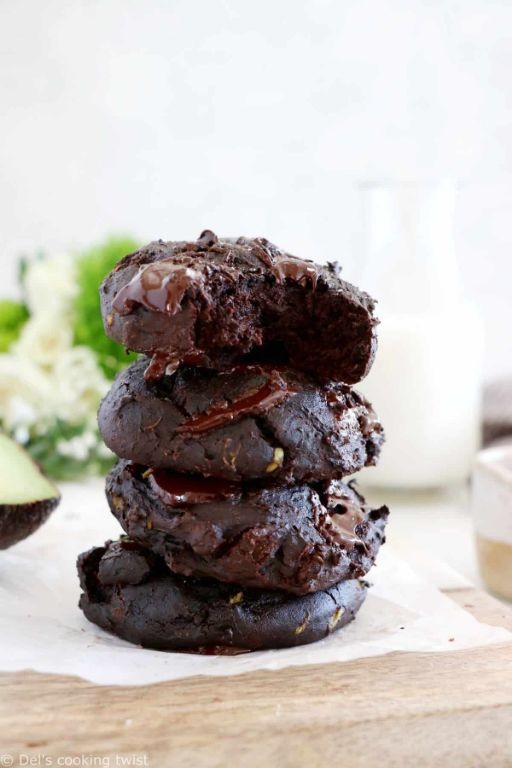 Avocado Chocolate Cookies