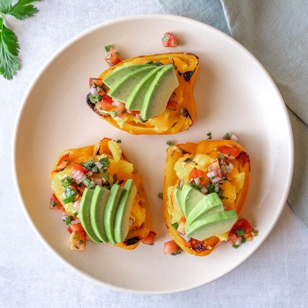 Avocado and Egg Stuffed Peppers
