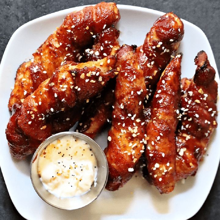 BBQ Glazed Keto Chicken Tenderloins
