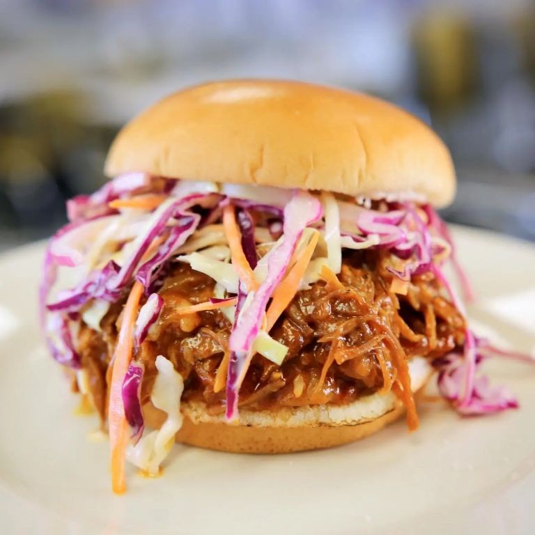 BBQ Pulled Pork Sub with Coleslaw