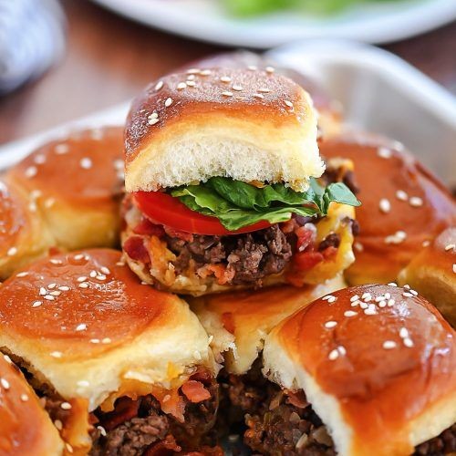 Bacon Cheeseburger Sliders