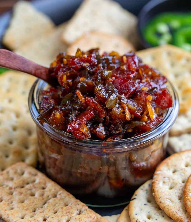 Bacon-Infused Jalapeno Jam