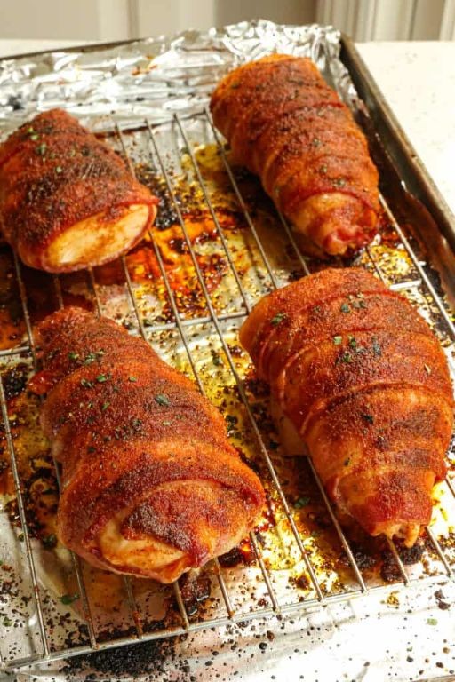 Bacon-Wrapped Chicken with Smoked Paprika Rub