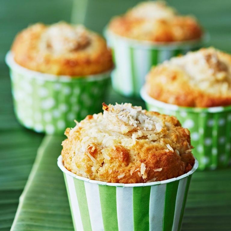 Banana Coconut Muffins