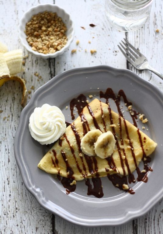 Banana Nutella Crepes