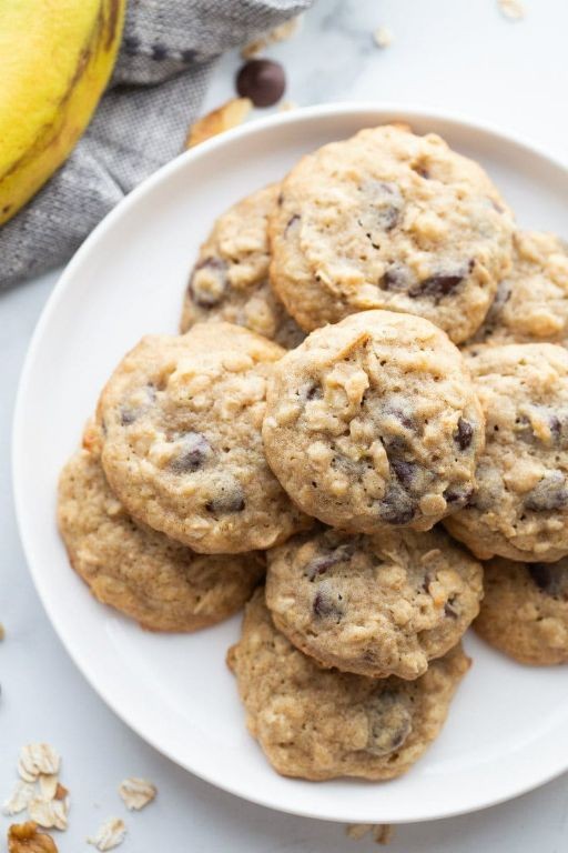 Banana Walnut Cookies