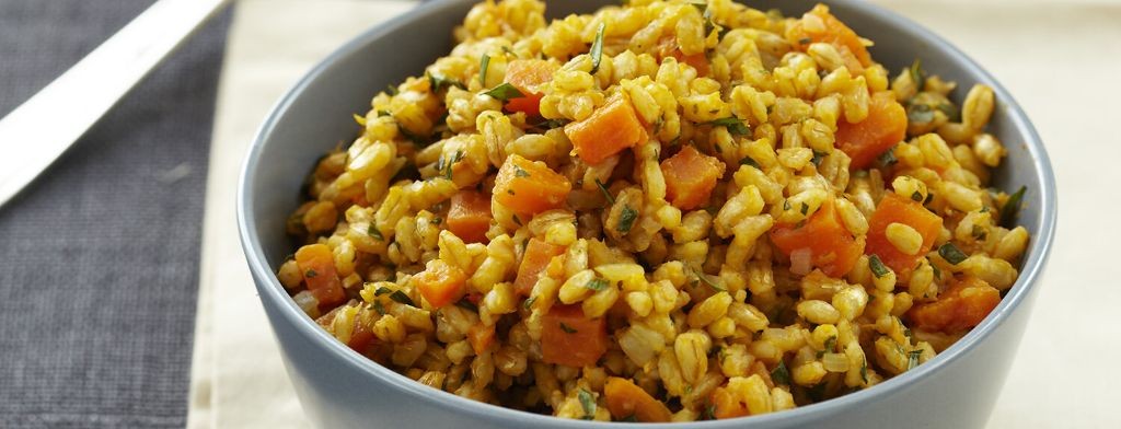 Barley and Sweet Potato Hash
