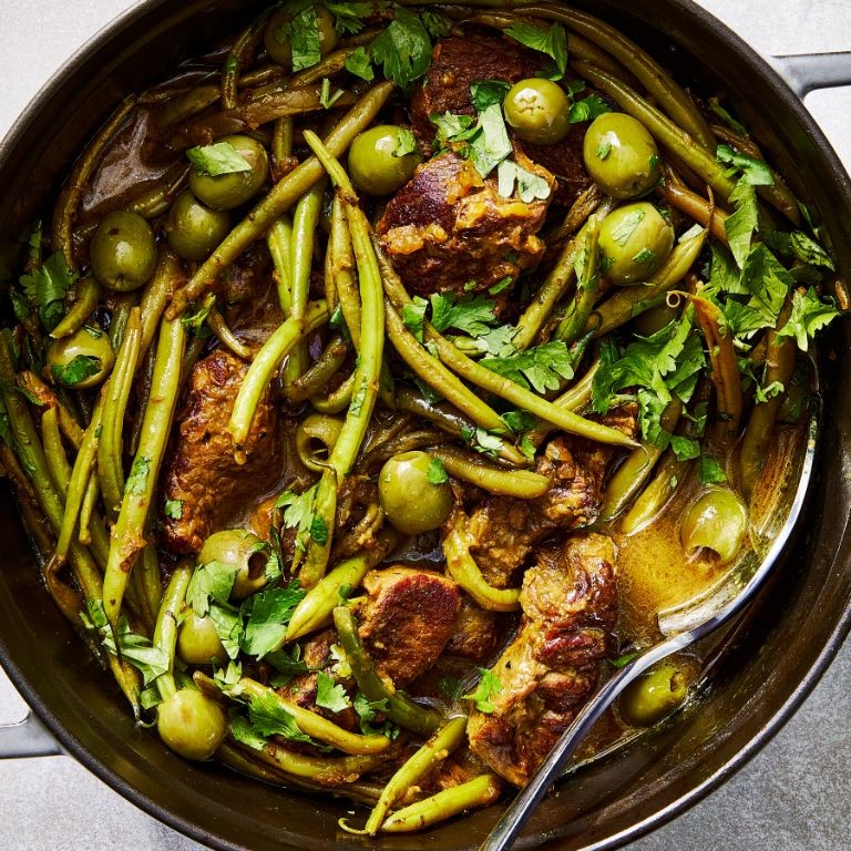 Beef and Green Bean Tagine with Turmeric