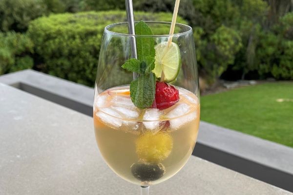 Beltane Mead Punch with Fresh Berries