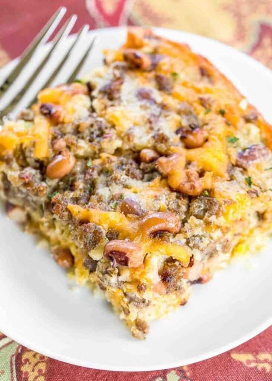 Black-Eyed Pea and Cornbread Dressing