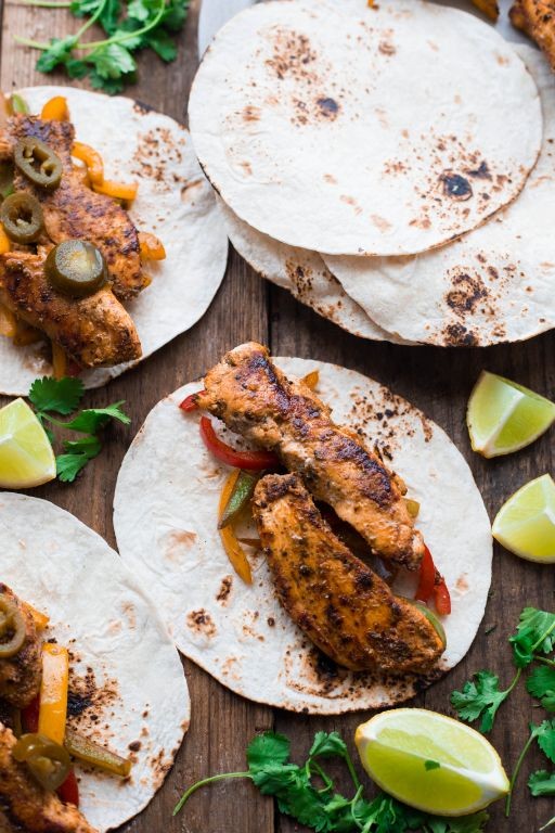 Blackened Chicken Fajitas with Cajun Spice