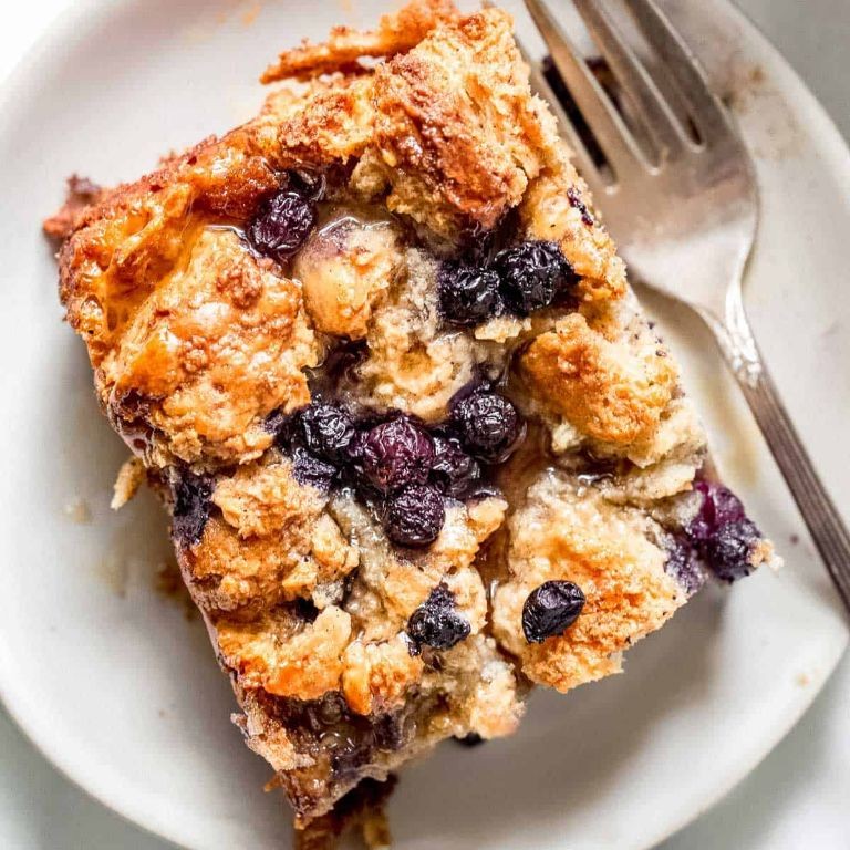 Blueberry Delight Bread Pudding